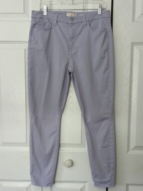 WOW!!! ~JEN7~ GORGEOUS LILAC ANKLE SKINNY JEANS-12